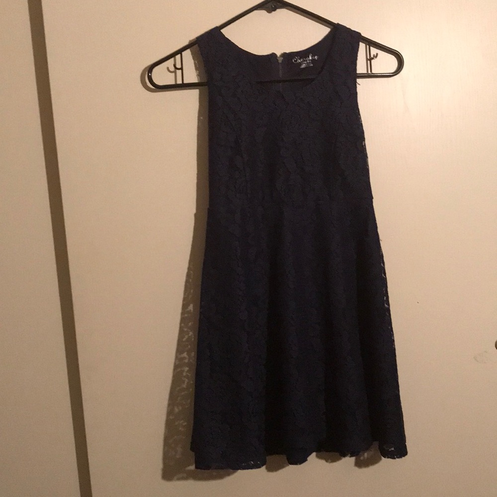 Navy blue dress